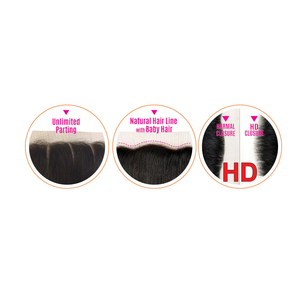 HD Swiss Lace Closure 10” 4x5 Body Wave