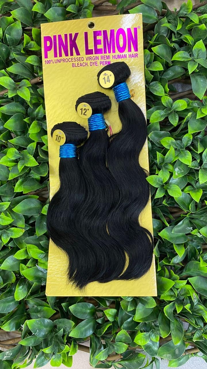 Pink Lemon 100% Unprocessed Human Hair