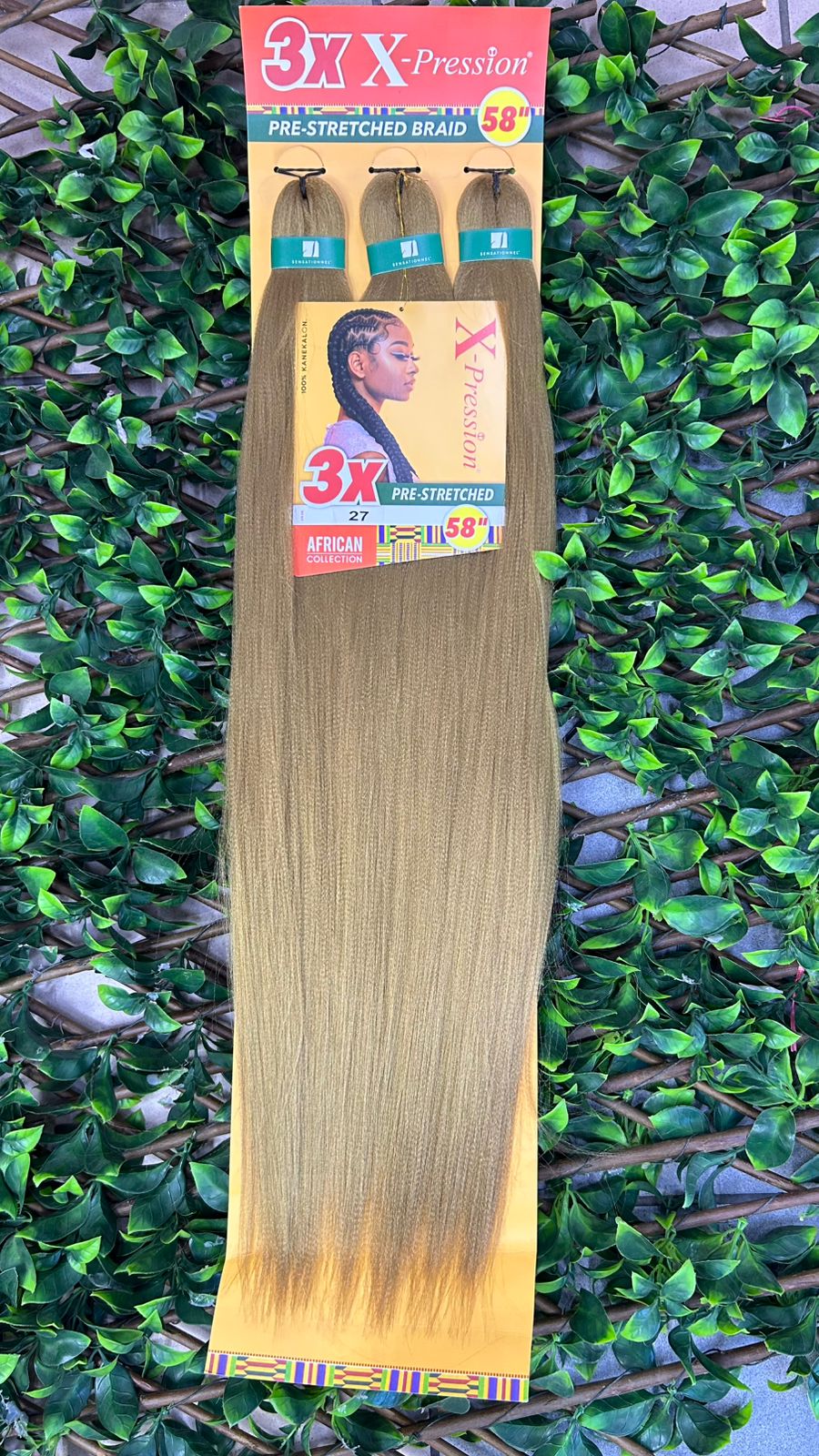3X X-Pression Pre-Stretched Braid 58” 27