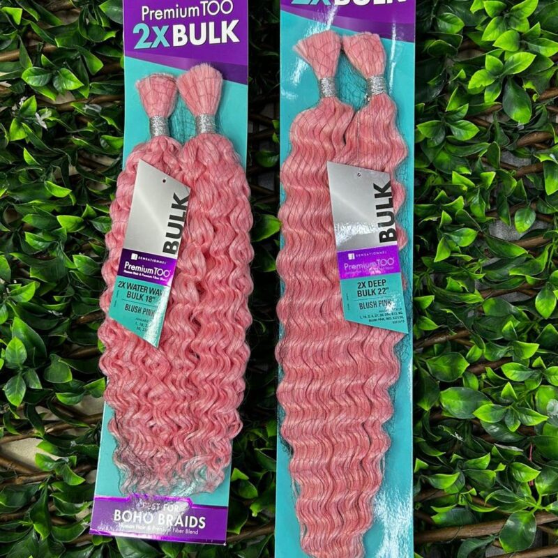 Premium TOO 2X Bulk Water Wave 18” Blush Pink
