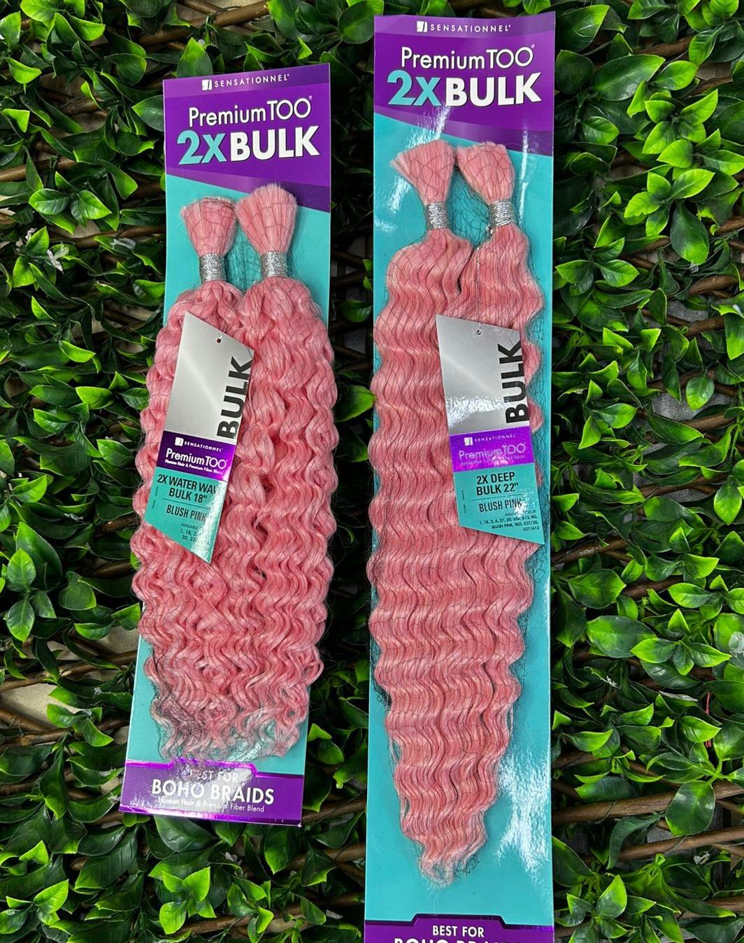 Premium TOO 2X Bulk Water Wave 18” Blush Pink