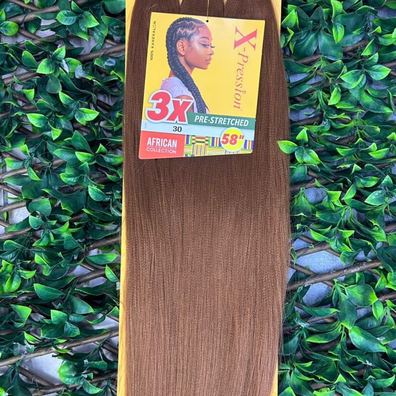 3X X-Pression Pre-Stretched Braid 58” 30