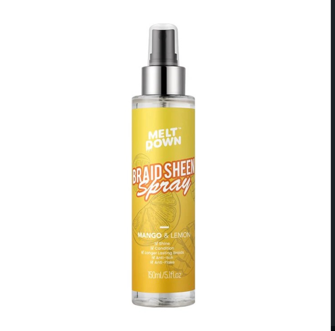 Meltdown Braid Sheen Spray
